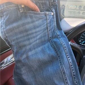 White House Black Market High Rise Blue Jeans